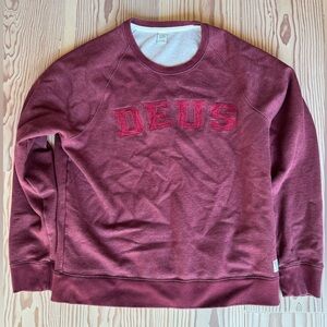 Dies Ex Machina Red Logo Sweatshirt